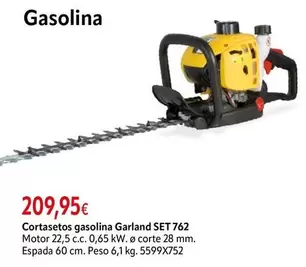 Garland - Cortasetos Gasolina Set 762