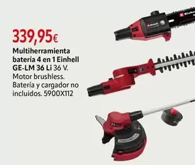 Einhell - Multiherramienta Batería 4 En 1