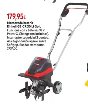 Einhell - Motoazada Batería G.C.R 30 Li-Solo