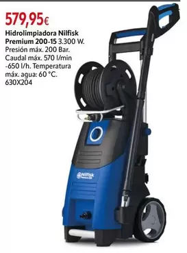Nilfisk - Hidrolimpiadora Premium 200-15 3300 W