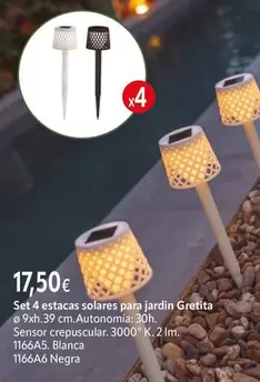 Solares - Set 4 Estacas  Para Jardín Gretita