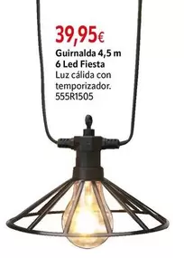 Fiesta - Guirnalda 4, 5 M 6 Led