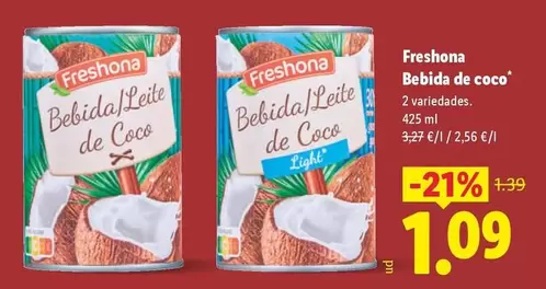 Freshona - Bebida De Coco