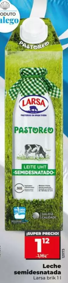 Larsa - Leche Semidesnatada