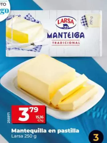 Larsa - Mantequilla En Pastilla