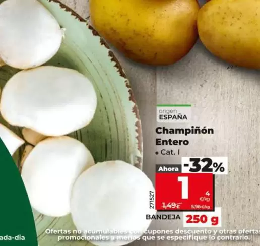 Champiñon Entero 