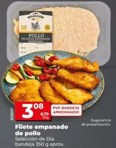 Seleccion De Dia - Filete Empanado De Pollo 