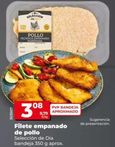 Seleccion De Dia - Filete Empanado De Pollo