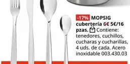 Cuberteria 6€ 5/16