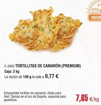 Premium - Tortillitas De Camaron (premium)