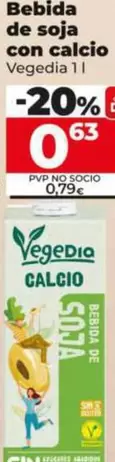 Vegedia - Bebida De Soja Con Calcio