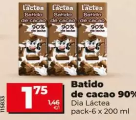 Dia Lactea - Batido De Cacao 90%