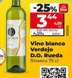 Rioseco - Vino Blanco Verdejo D.O. Rueda