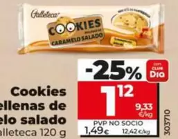 Dia Galleteca - Cookies Rellenas De Caramelo Salado 