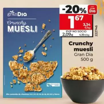 Gran Dia - Crunchy Muesli 