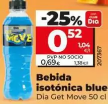 Dia Get Move - Bebida Isotonica Blue 