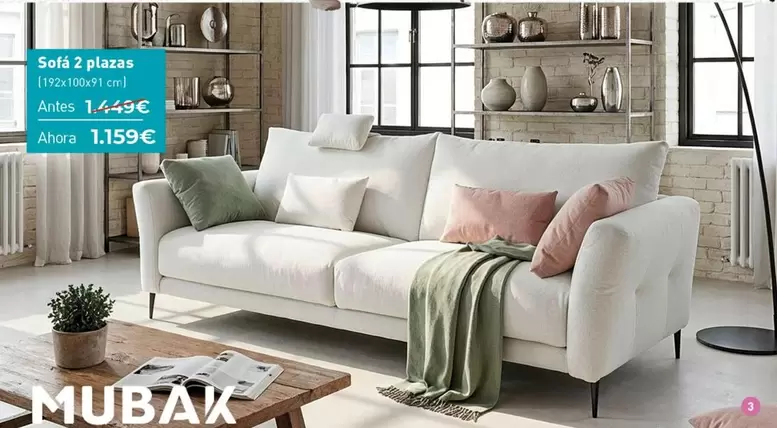 Sofa 2 Plazas