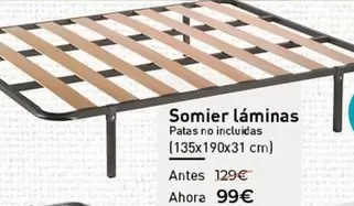 Somier Laminas
