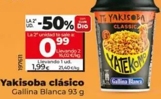 Gallina Blanca - Yakisoba Clasico 