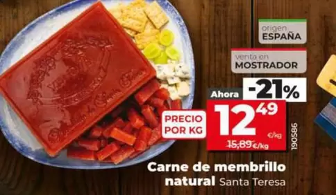 Santa Teresa - Carne De Membrillo Natural