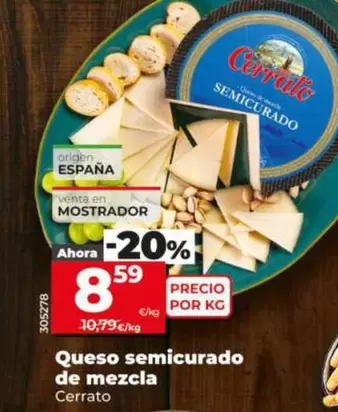Cerrato - Queso Semicurado De Mezcla