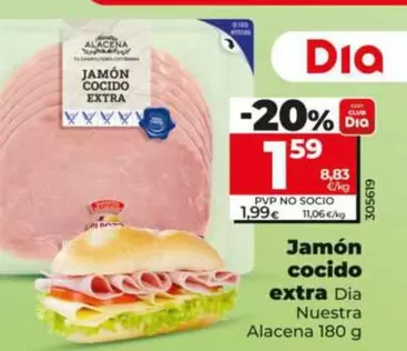 Dia Nuestra Alacena - Jamón Cocido Extra