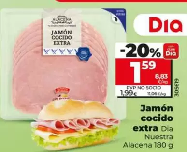 Dia Nuestra Alacena - Jamón Cocido Extra 