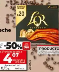 L'Or - Café En Cápsulas Colombia