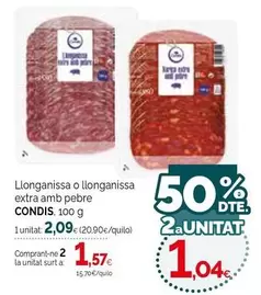 Condis - Llonganissa O Llonganissa Extra Amb Pespre
