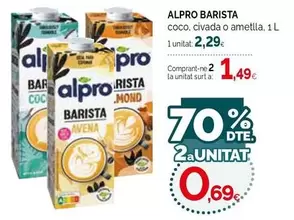 Alpro - Coco. Civada O Ametlla