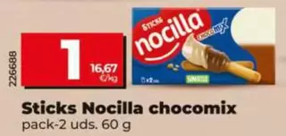 Sticks Nocilla Chocomix 