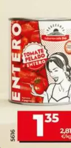 Dia Vegecampo - Tomate Pelado Entero 