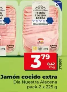Dia Nuestra Alacena - Jamón Cocido Extra 