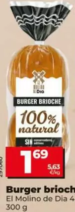 El Molino De Dia - Burger Brioche 