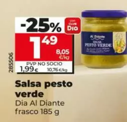 Dia Al Diante - Salsa Pesto Verde 