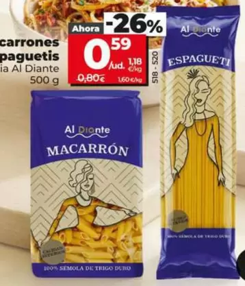 Dia Al Diante - Macarrones/ Espaguetis