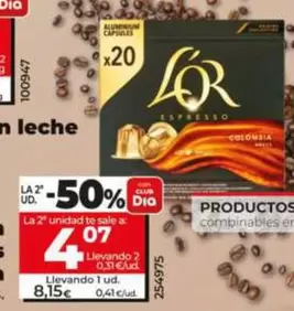 L'Or - Café En Cápsulas Colombia 