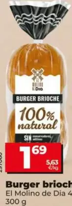 El Molino De Dia - Burger Brioche 