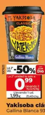 Gallina Blanca - Yakisoba Clasico 