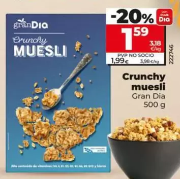Gran Dia - Crunchy Muesli 