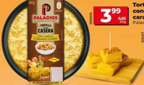 Palacios - Tortilla Con Cebolla Caramelizada 