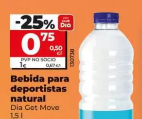 Dia Get Move - Bebida Para Deportistas Natural 