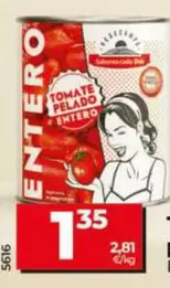 Dia Vegecampo - Tomate Pelado Entero 