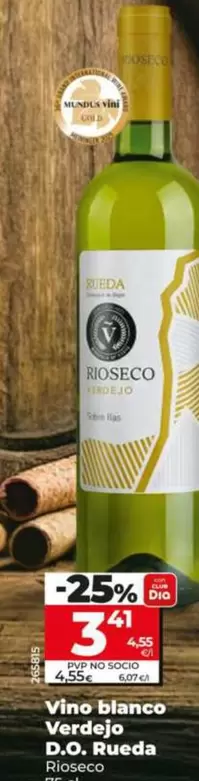 Rioseco - Vino Blanco Verdejo D.o. Rueda 