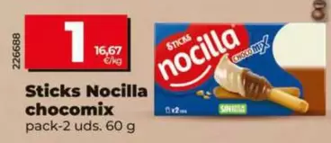 Sticks Nocilla Chocomix 