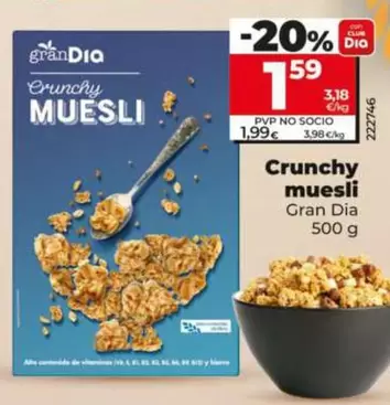 Gran Dia - Crunchy Muesli 