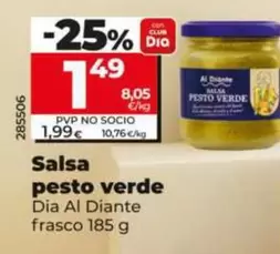 Dia Al Diante - Salsa Pesto Verde 