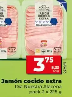 Dia Nuestra Alacena - Jamón Cocido Extra 