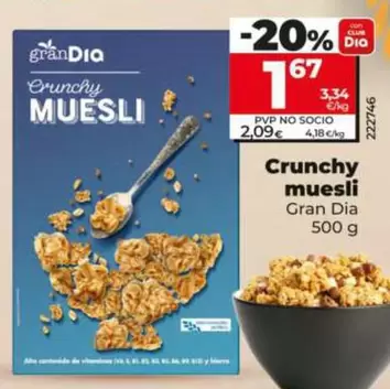 Gran Dia - Crunchy Muesli 