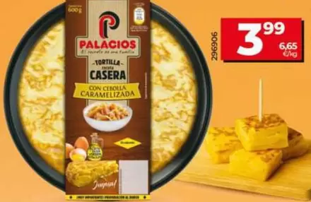 Palacios - Tortilla Con Cebolla Caramelizada